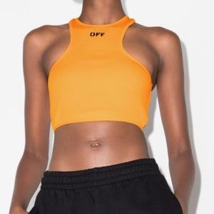 Off White Orange tank top 🍊